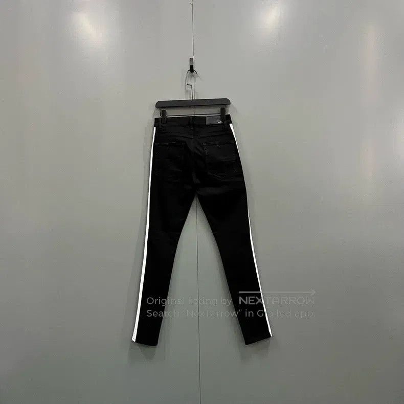 Amiri Amiri Size 30 Slim-fit trousers with side stripes Size US 30 / EU 46 - 2 Thumbnail