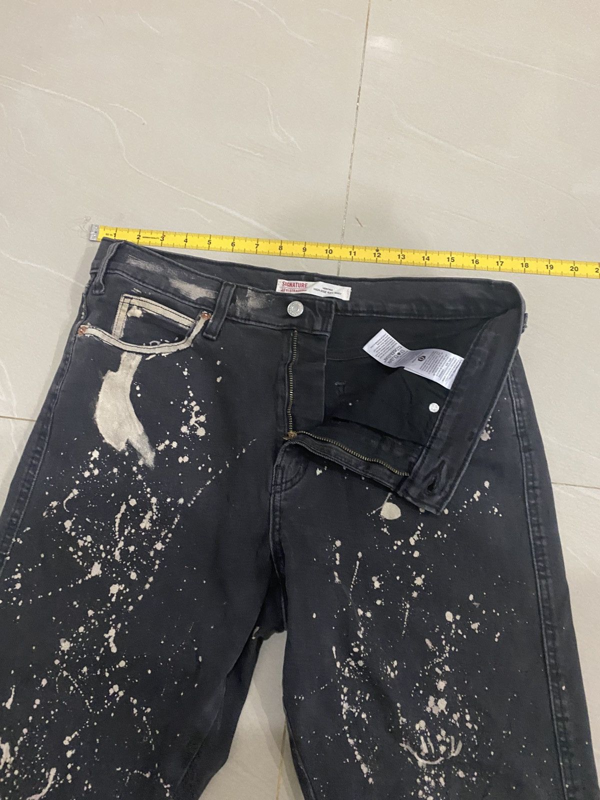 Levi's Rare Levis Strauss Asid Wash Denime Pants Size 34" / US 12 / IT 48 - 5 Thumbnail