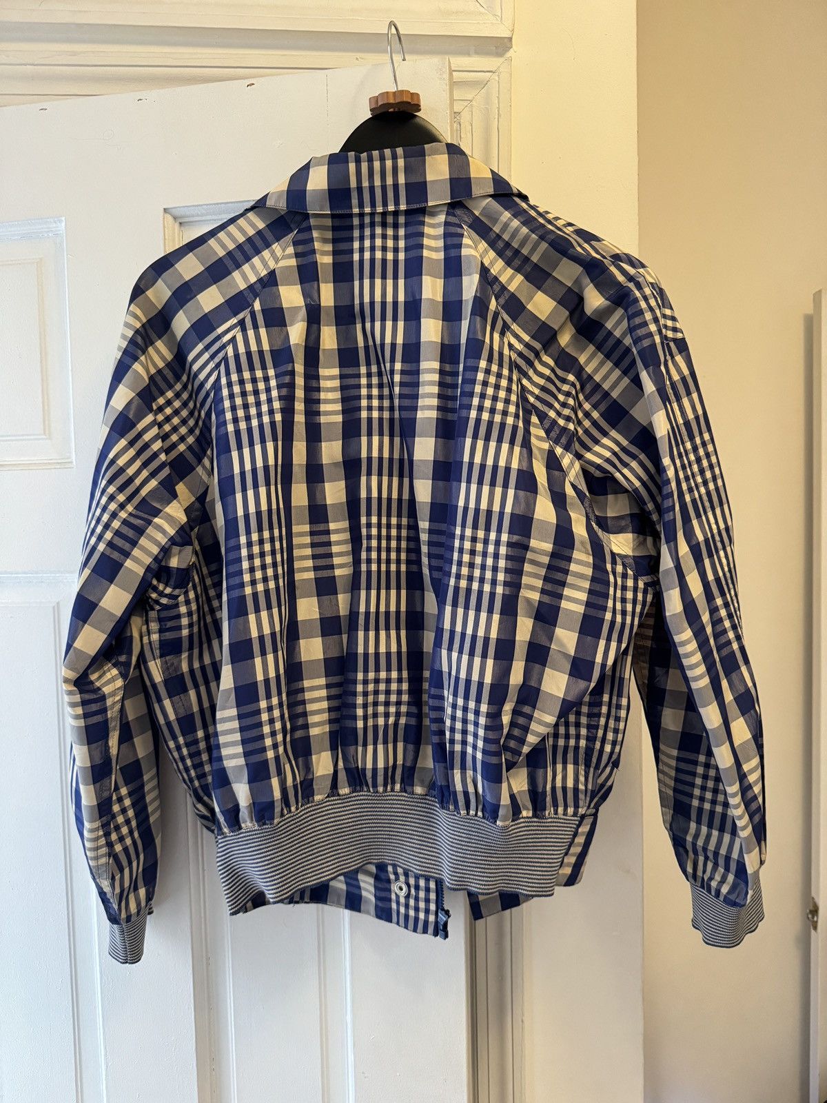 Dior Vintage gingham shiny dior nylon bomber Size US S / EU 44-46 / 1 - 2 Thumbnail