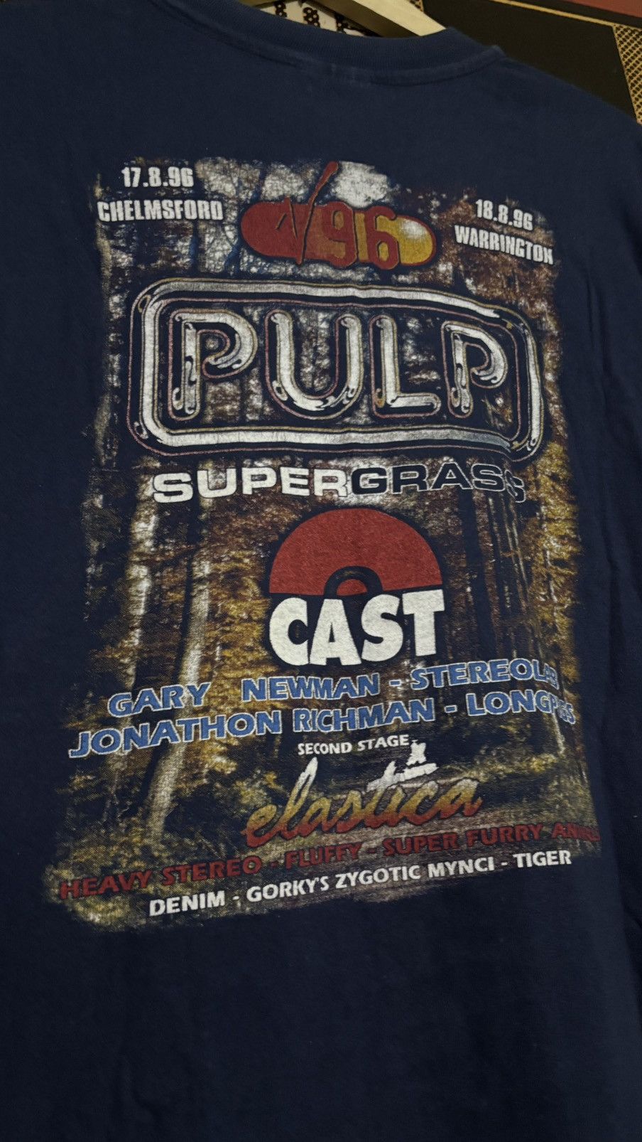 Band Tees Vintage Pulp Band Shirt Britpop oasis radiohead Size US XL / EU 56 / 4 - 8 Thumbnail