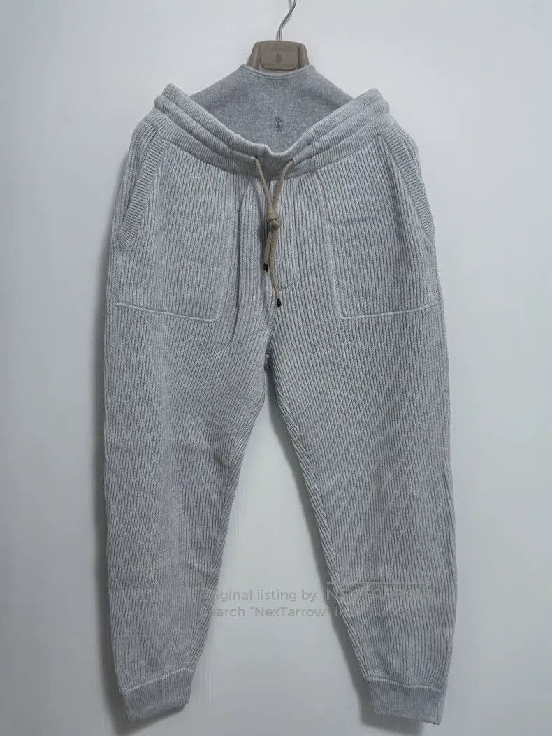 Brunello Cucinelli Brunello Cucinelli sizs M Pure cashmere jogging pants Size 25" / US 0 / IT 36 - 1 Thumbnail
