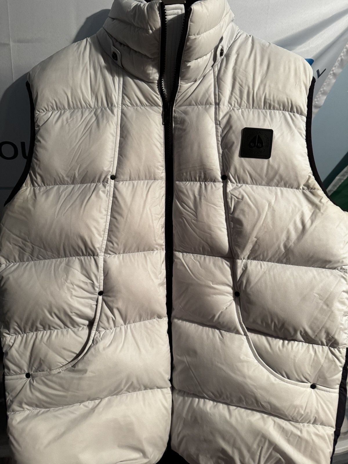 Men’s Moose Knuckles Puffer Vest With Detachable Hood