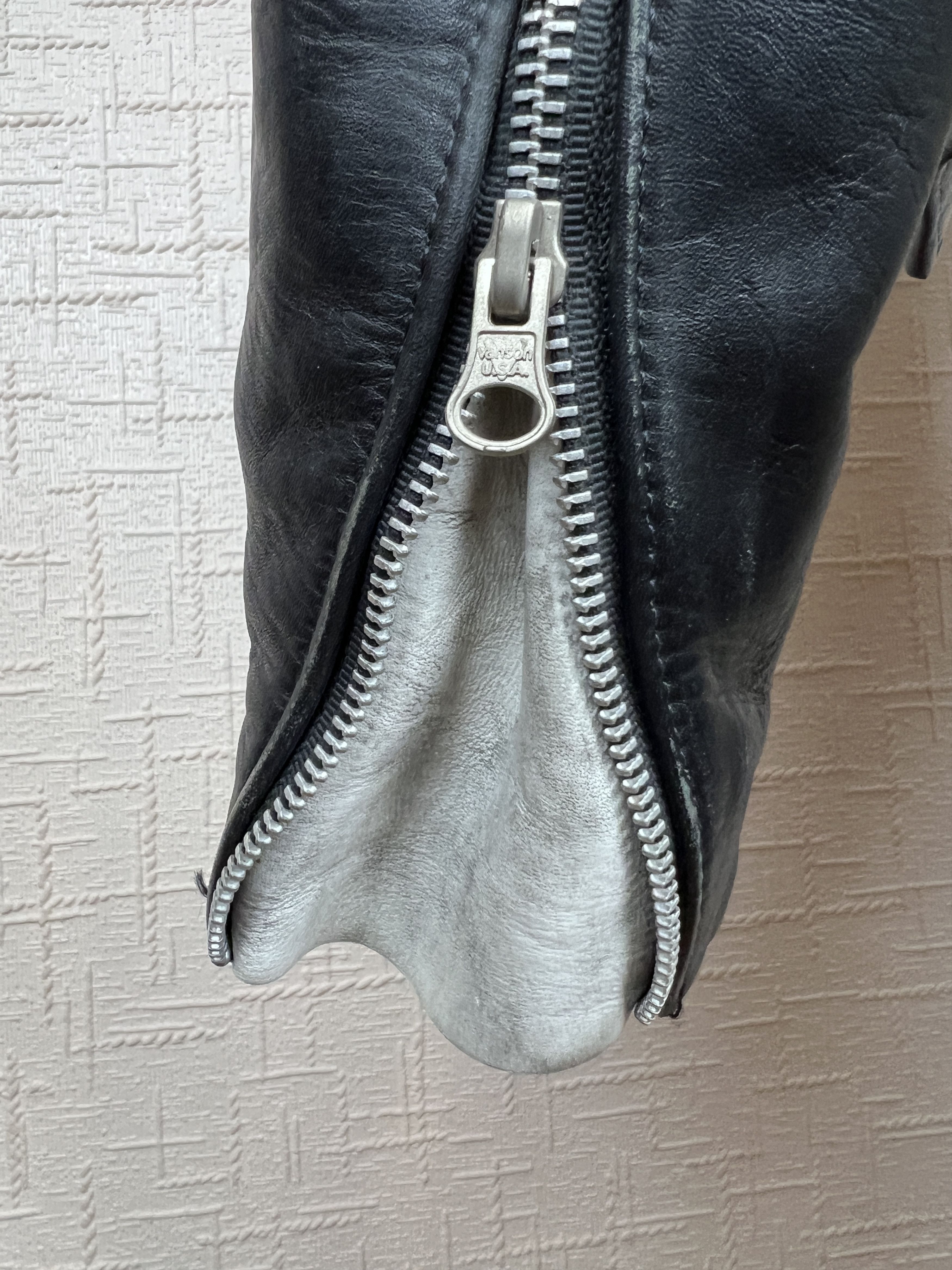 Vanson Leathers × Vintage Vanson Leathers Vintage Motorcycle Cafe Racer Jacket Size M / US 6-8 / IT 42-44 - 5 Thumbnail