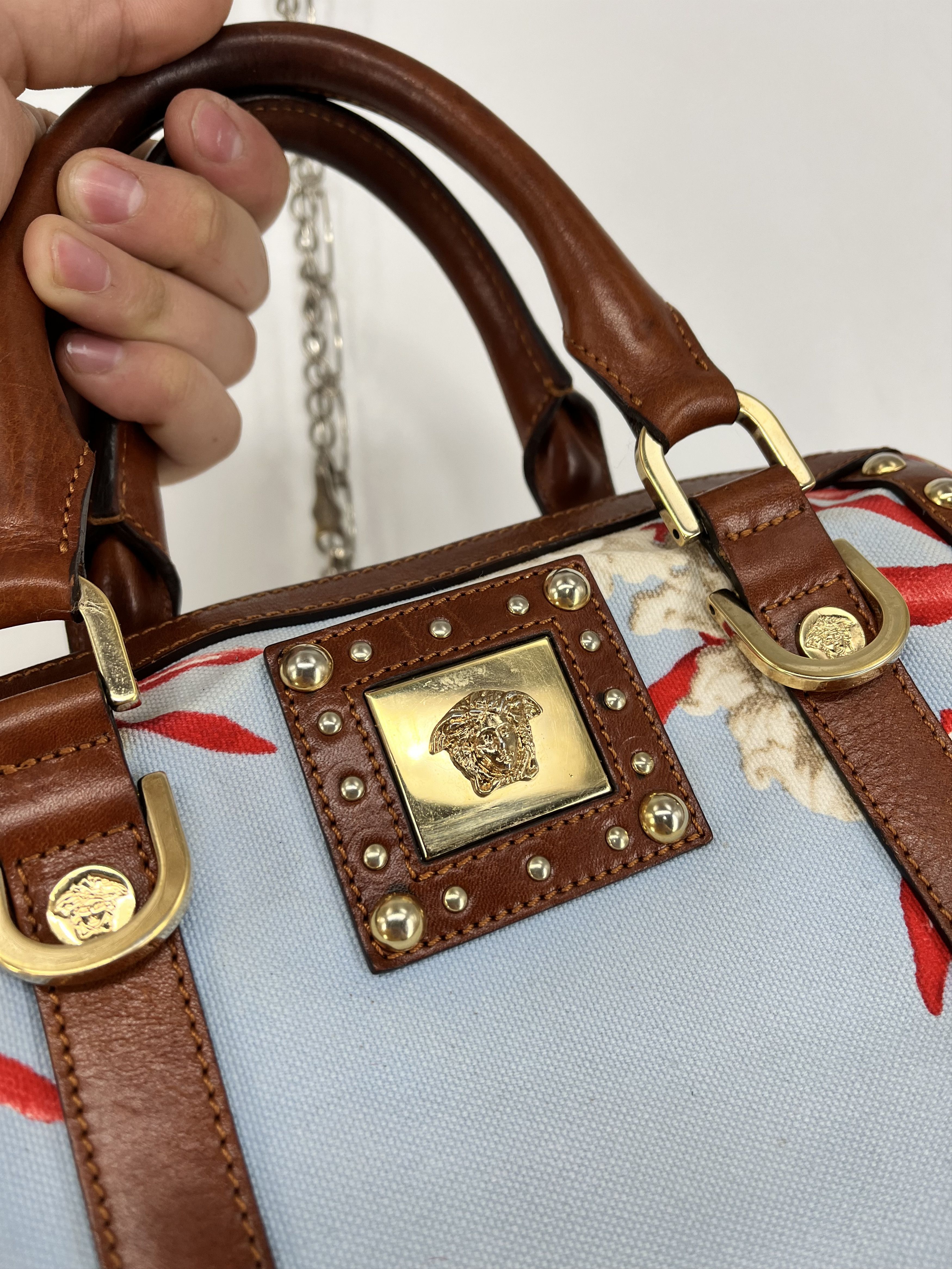 Versace S 2005 Versace by Donatella Micro/Mini Ocean Themed Duffle Size ONE SIZE - 8 Thumbnail