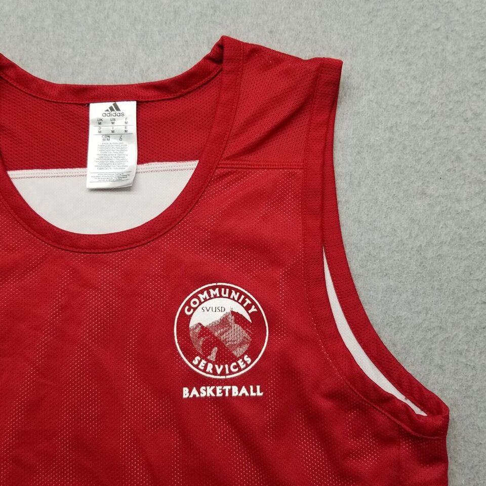Adidas Adidas Basketball Jersey Mens Medium Reversible Logo Size US M / EU 48-50 / 2 - 5 Thumbnail