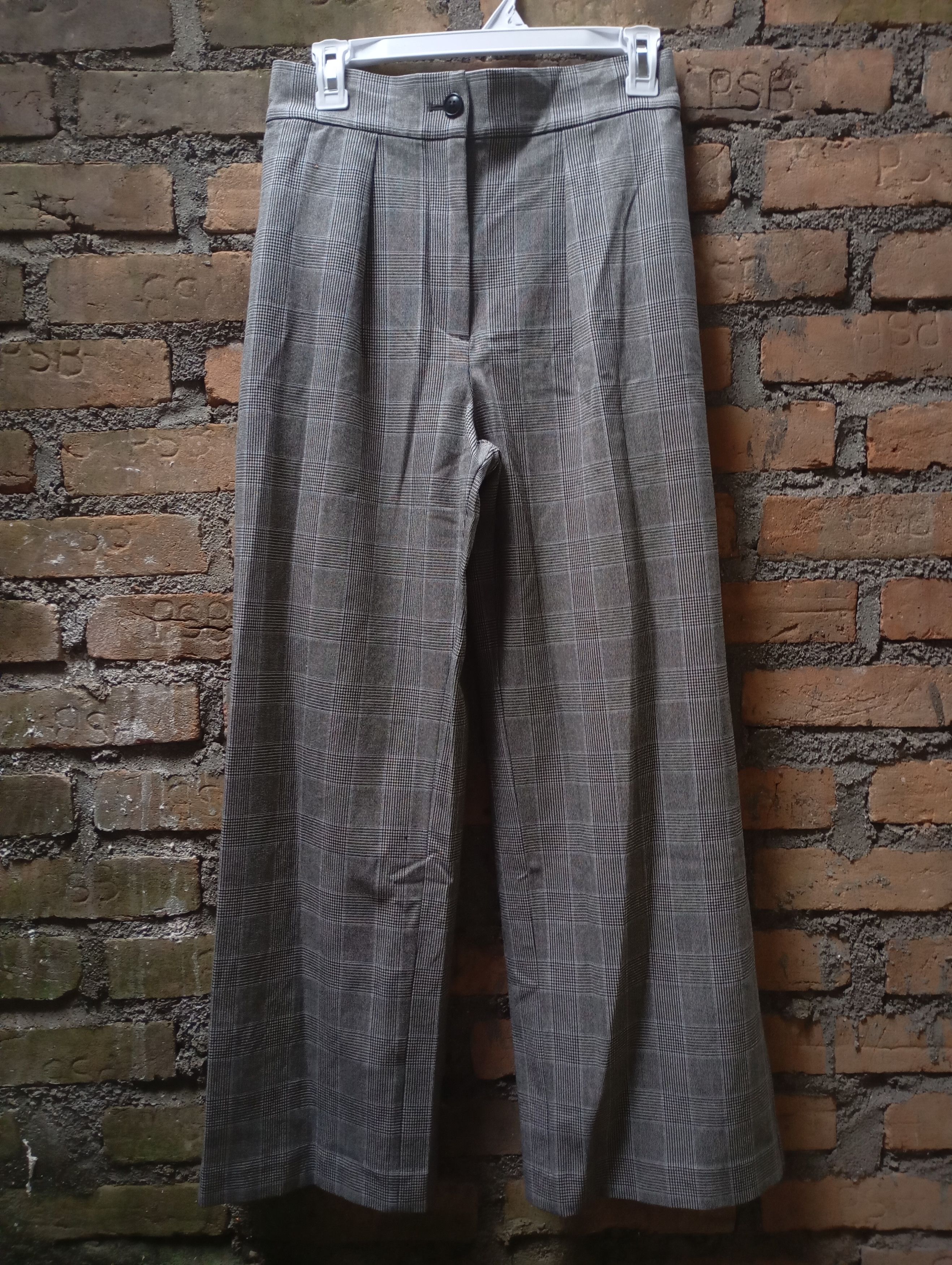 Issey Miyake Tartan PLST Pants Size 28" / US 6 / IT 42 - 1 Thumbnail