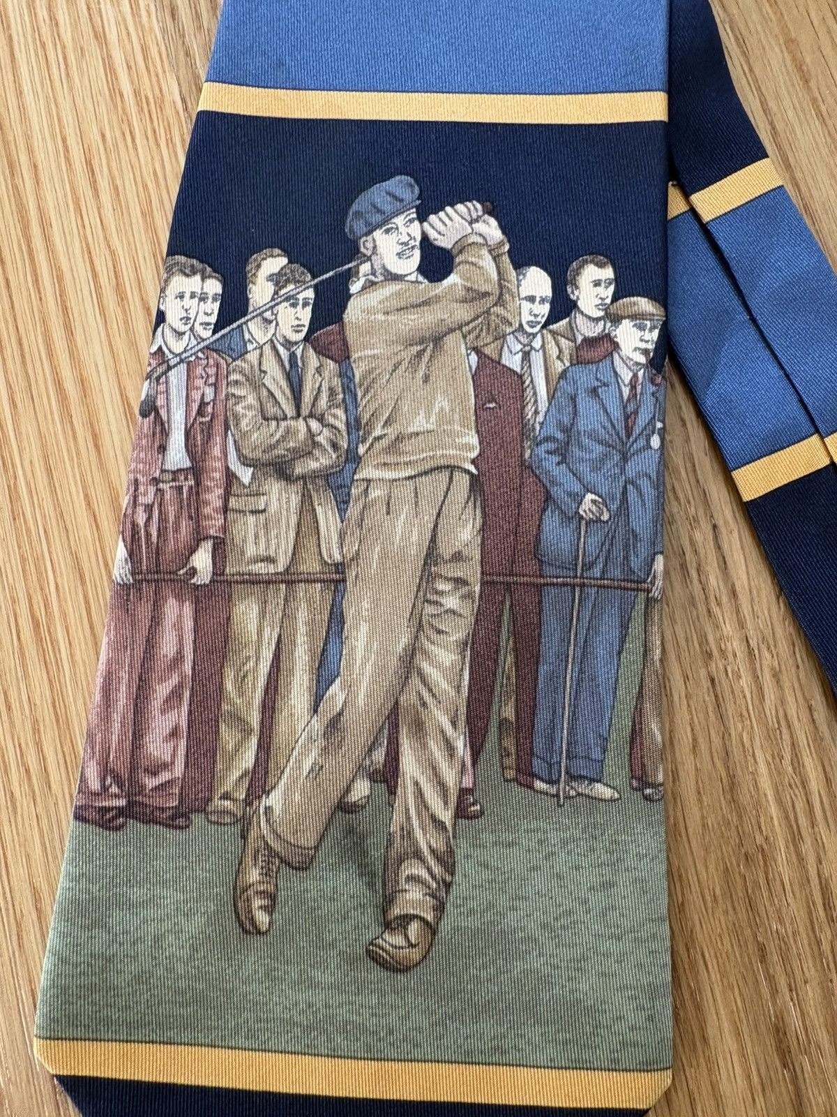 Polo Ralph Lauren Polo Ralph Lauren for Nordstrom Vintage 90s Tie Silk Golf Size ONE SIZE - 6 Thumbnail