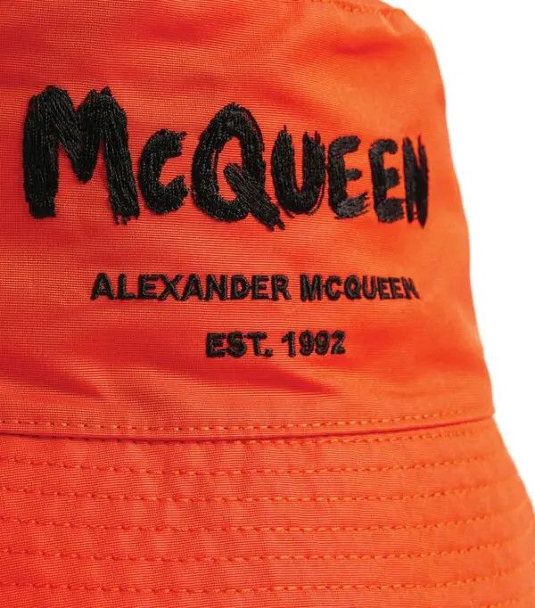 Alexander McQueen o1y1224 Size: 7 1/4 / (Cap & Hat) in Orange Size ONE SIZE - 3 Thumbnail