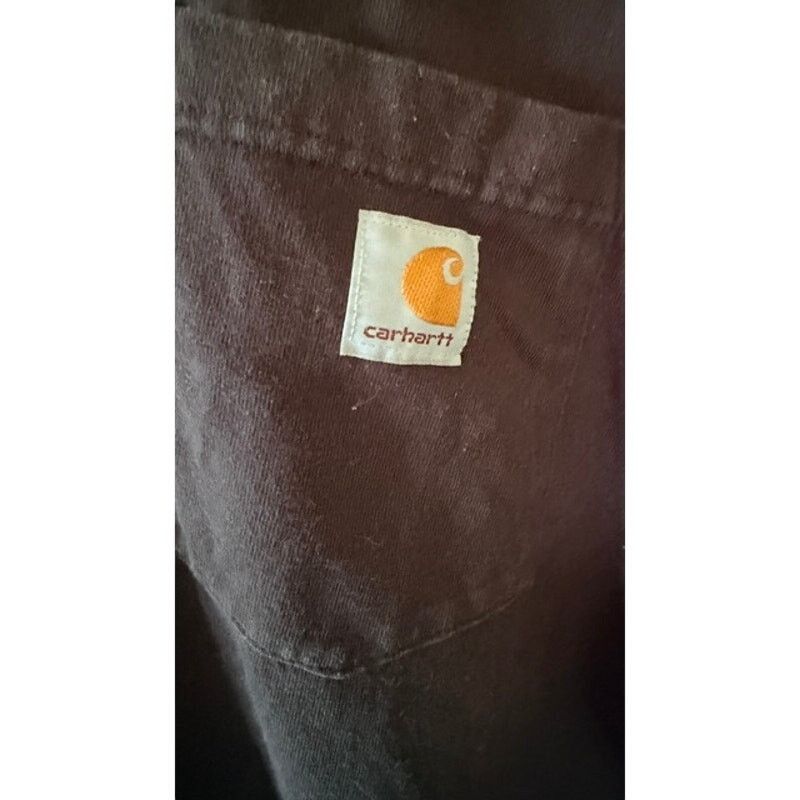 Carhartt Carhartt Black Long Sleeve Pocket T-Shirt Loose Fit XL Size US XL / EU 56 / 4 - 3 Thumbnail
