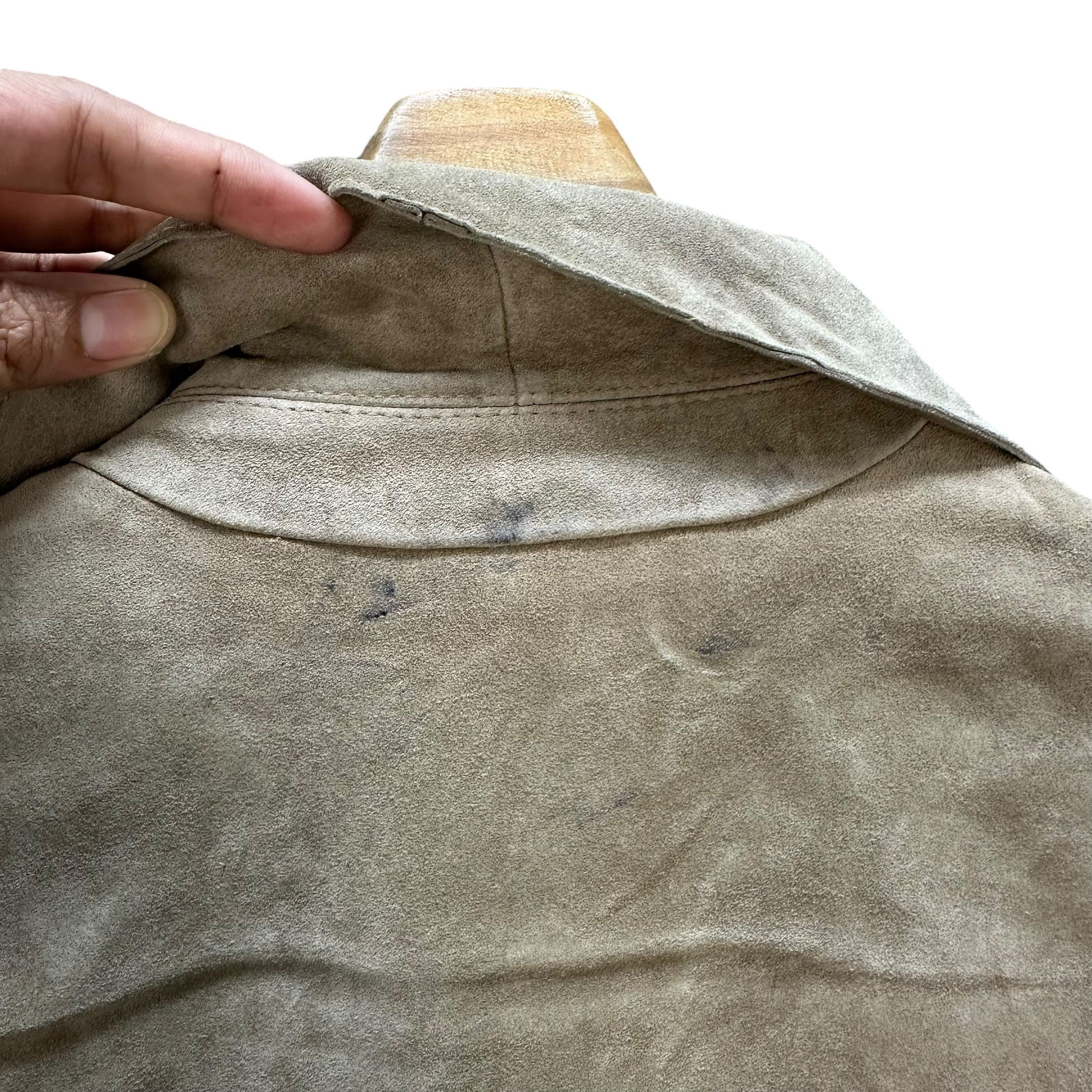 Max Mara Max Mara Suede Leather Jacket #9166-65 Size S / US 4 / IT 40 - 16 Thumbnail