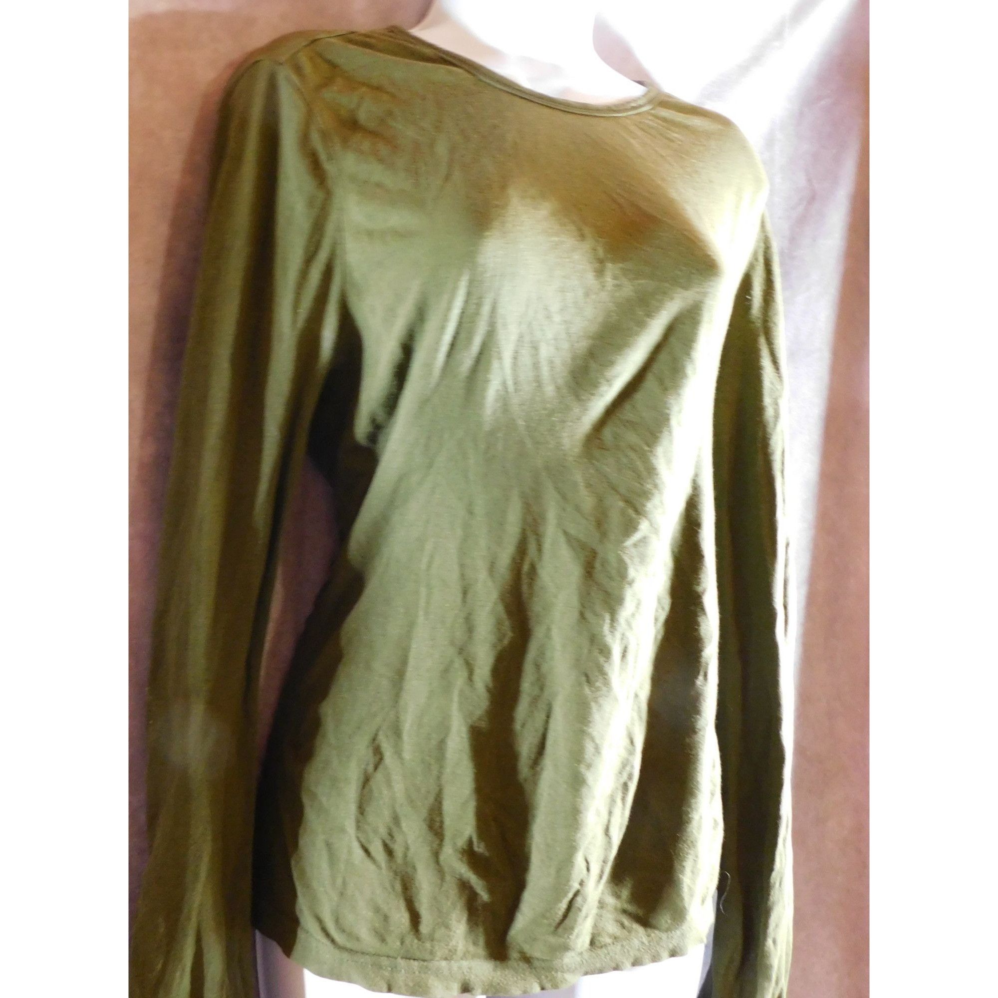 Route 66 Vintage Green 90s/Y2K Route 66 Stretch Shirt Size S / US 4 / IT 40 - 5 Thumbnail