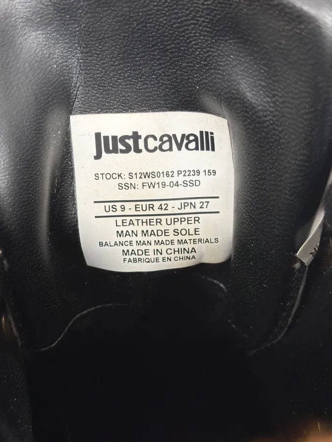 Just Cavalli Cavalli Pony Hair Leopard High Leather Sneakers Size US 9 / EU 42 - 13 Thumbnail