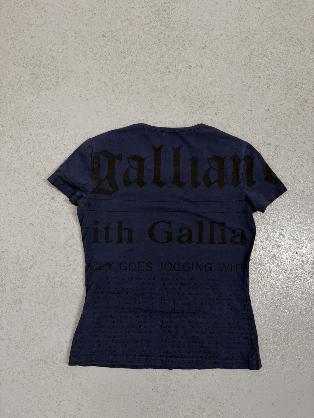 John Galliano Vintage John Galliano Gazette T-Shirt Size M / US 6-8 / IT 42-44 - 8 Thumbnail