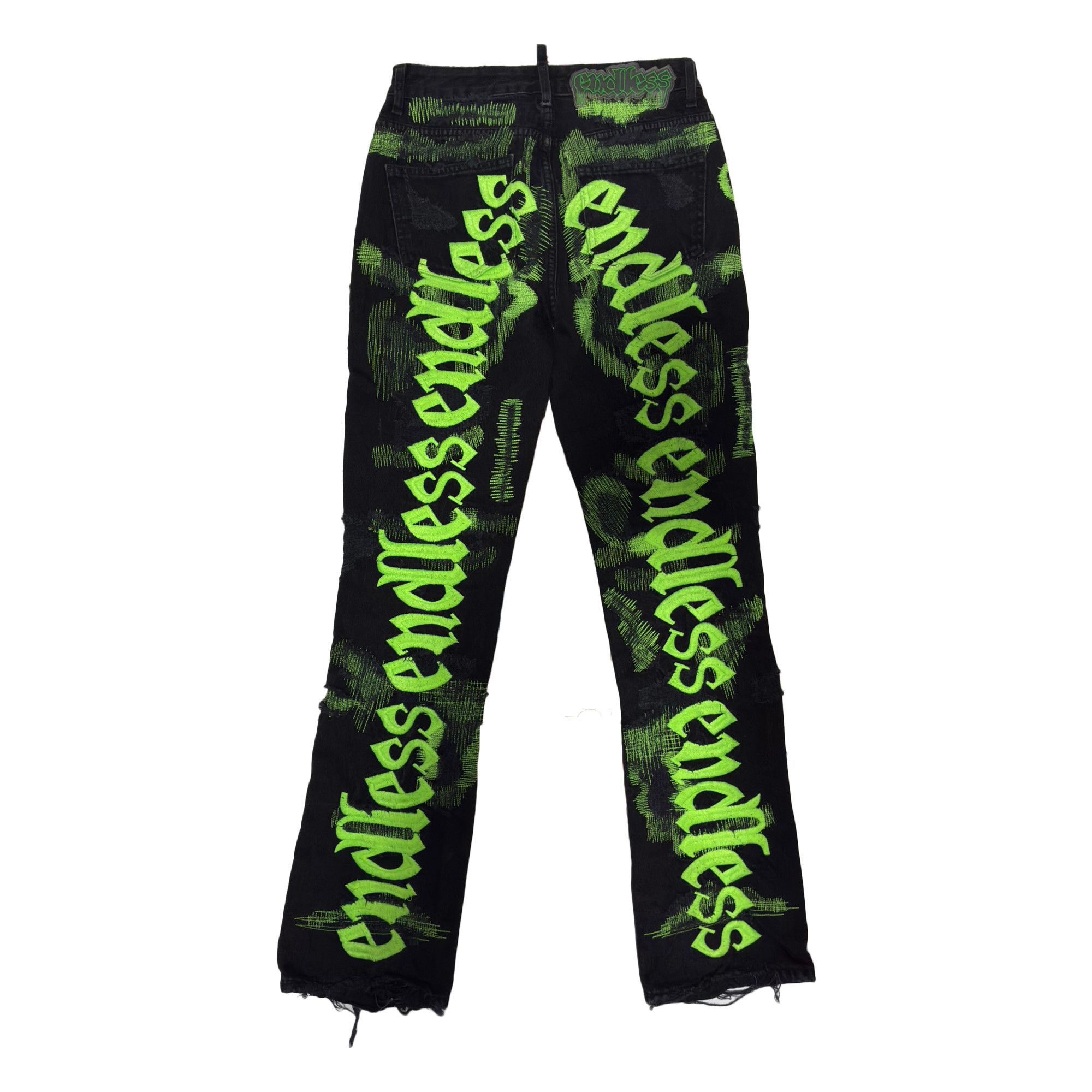 Endless Less Black/Neon Denim Size US 26 / EU 42 - 1 Thumbnail
