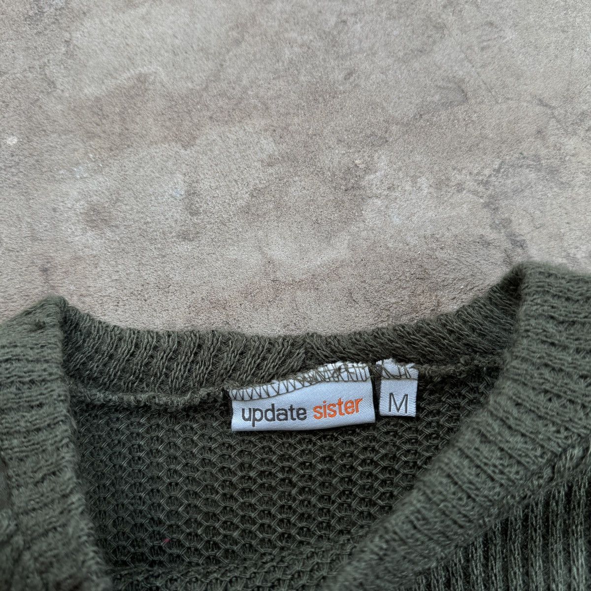Japanese Brand × Vintage Vintage Update Sisters Japanese Sweater Mesh Sleeves Size M / US 6-8 / IT 42-44 - 5 Thumbnail