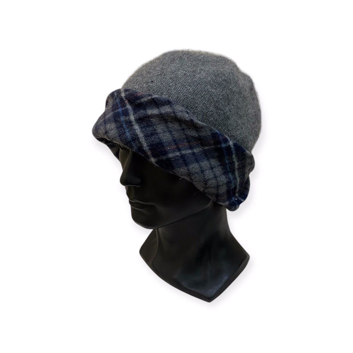Japanese Brand × Vintage Testaviera Cashmere Plain Beanie Hat Size ONE SIZE - 1 Thumbnail