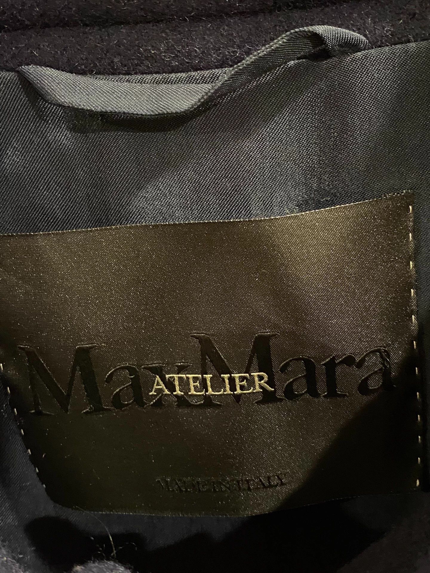 Max Mara Max Mara Atelier 38 Wool Rabbit Wrap Shawl Coat Size S / US 4 / IT 40 - 3 Thumbnail