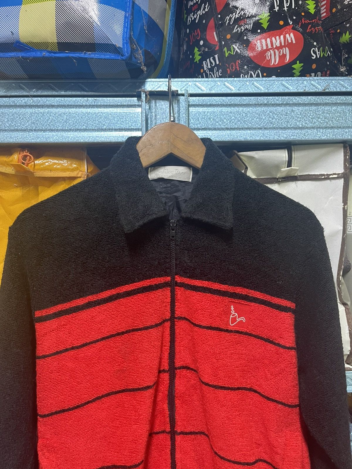 Japanese Brand × Vintage 🔥STEAL🔥 Wool Blended Red & Black Jacket By Troy Bros Size US M / EU 48-50 / 2 - 2 Thumbnail