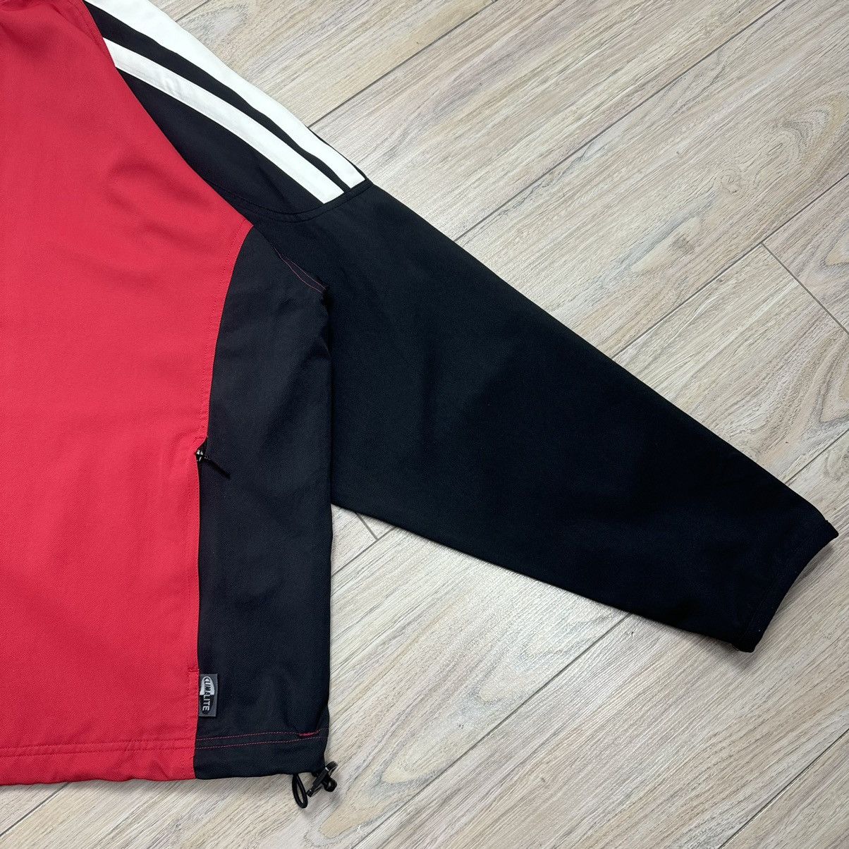 Adidas Vintage Y2K Adidas Sports 3 Stripes Track Jacket Red/Black Size US L / EU 52-54 / 3 - 4 Thumbnail