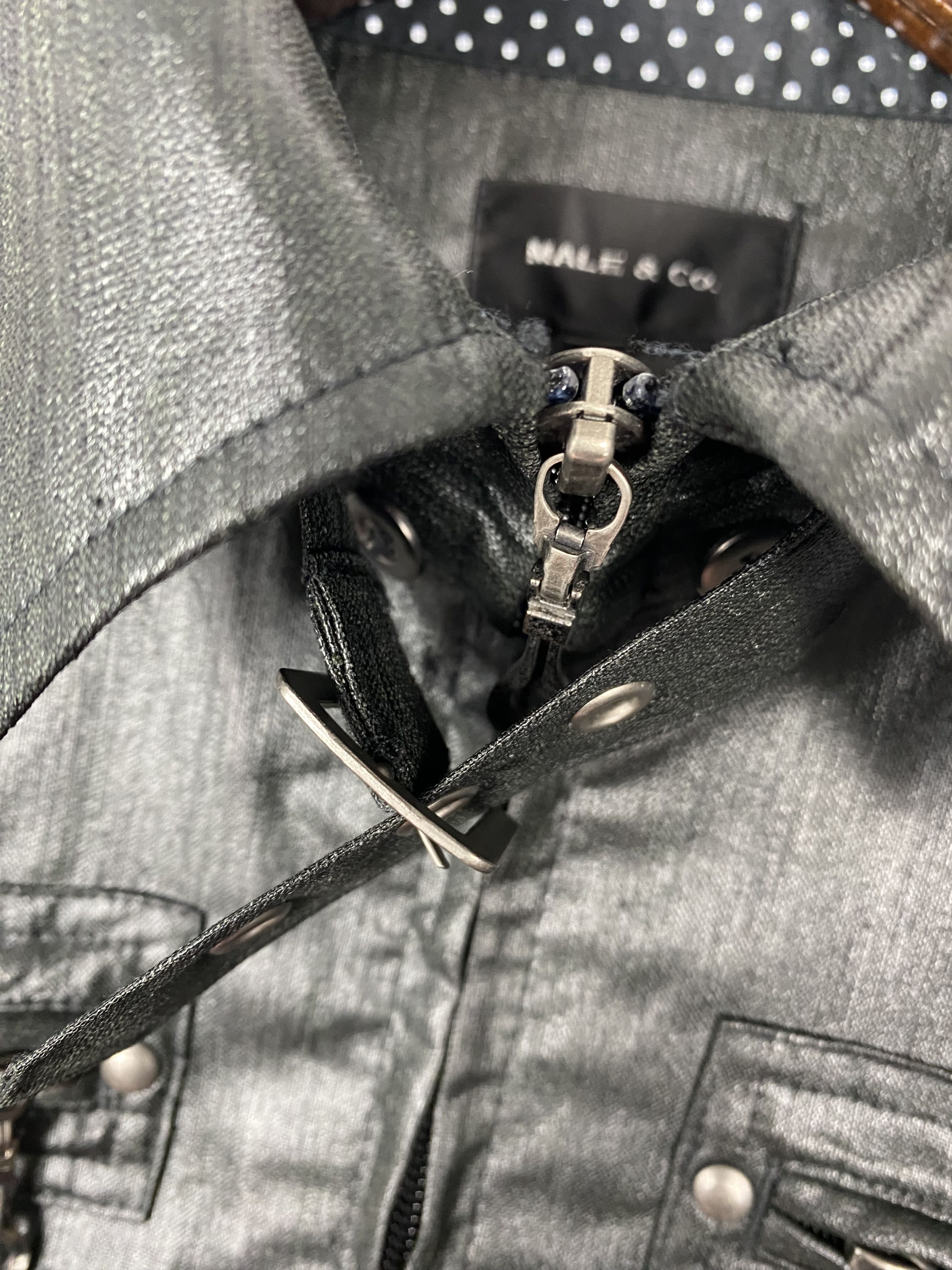 Japanese Brand Vintage Male & Co. Japanese Brand Faux Leather Long Jacket Size US M / EU 48-50 / 2 - 4 Thumbnail
