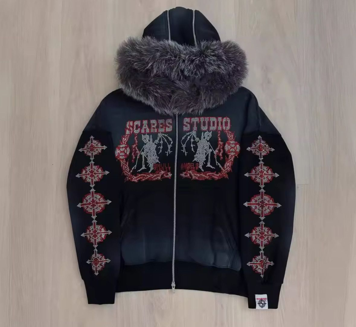 Other Punk Retro Scare Studio Monster Fur Hat Graphic Hoodies Size US M / EU 48-50 / 2 - 2 Thumbnail