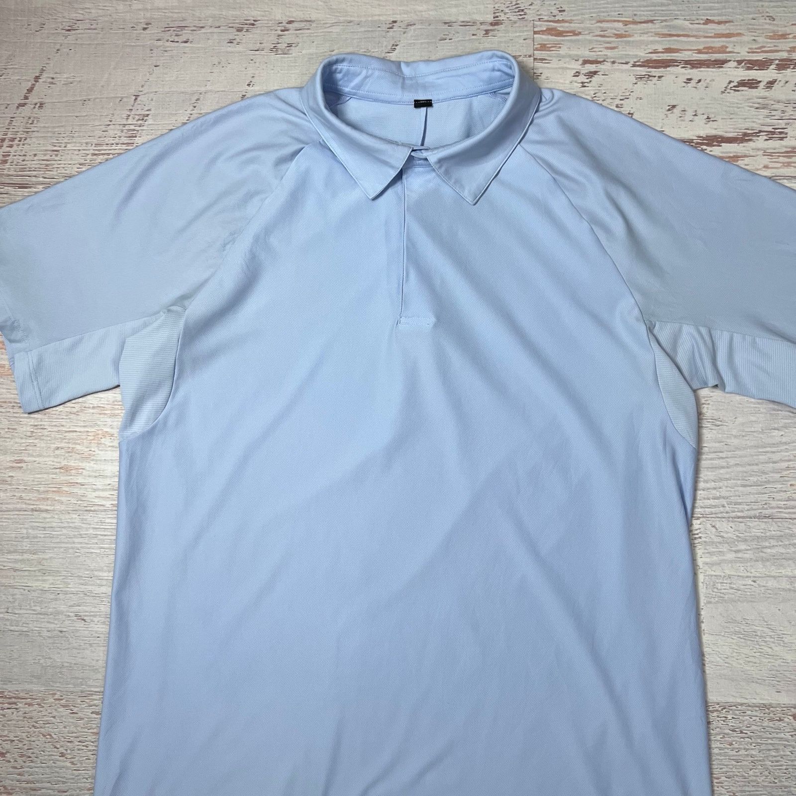 Lululemon Lululemon Performance Golf Polo Blue Slim Fit Size L Size US L / EU 52-54 / 3 - 7 Thumbnail