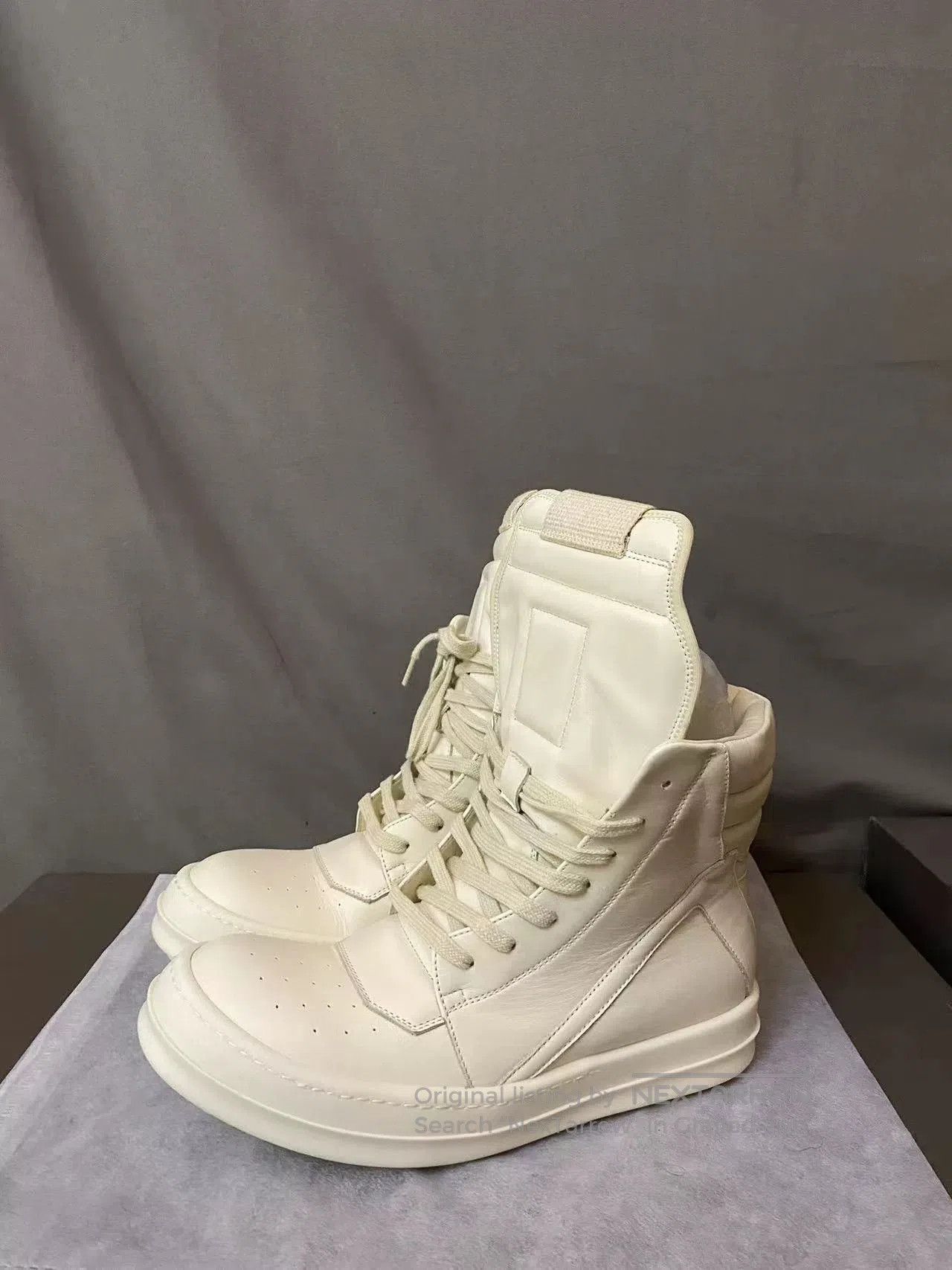Rick Owens Rick Owens White Leather Sneakers Size 38.5. Size US 5.5 / EU 38 - 2 Thumbnail