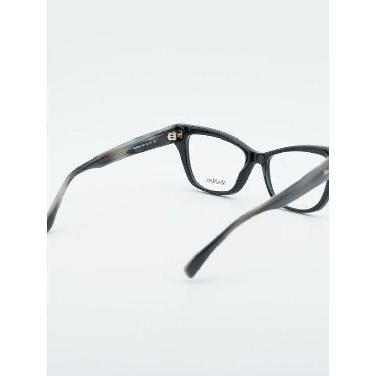 Max Mara Max Mara MM5053 005 Eyeglasses Shiny Black 53mm Cat Eye Size ONE SIZE - 9 Thumbnail