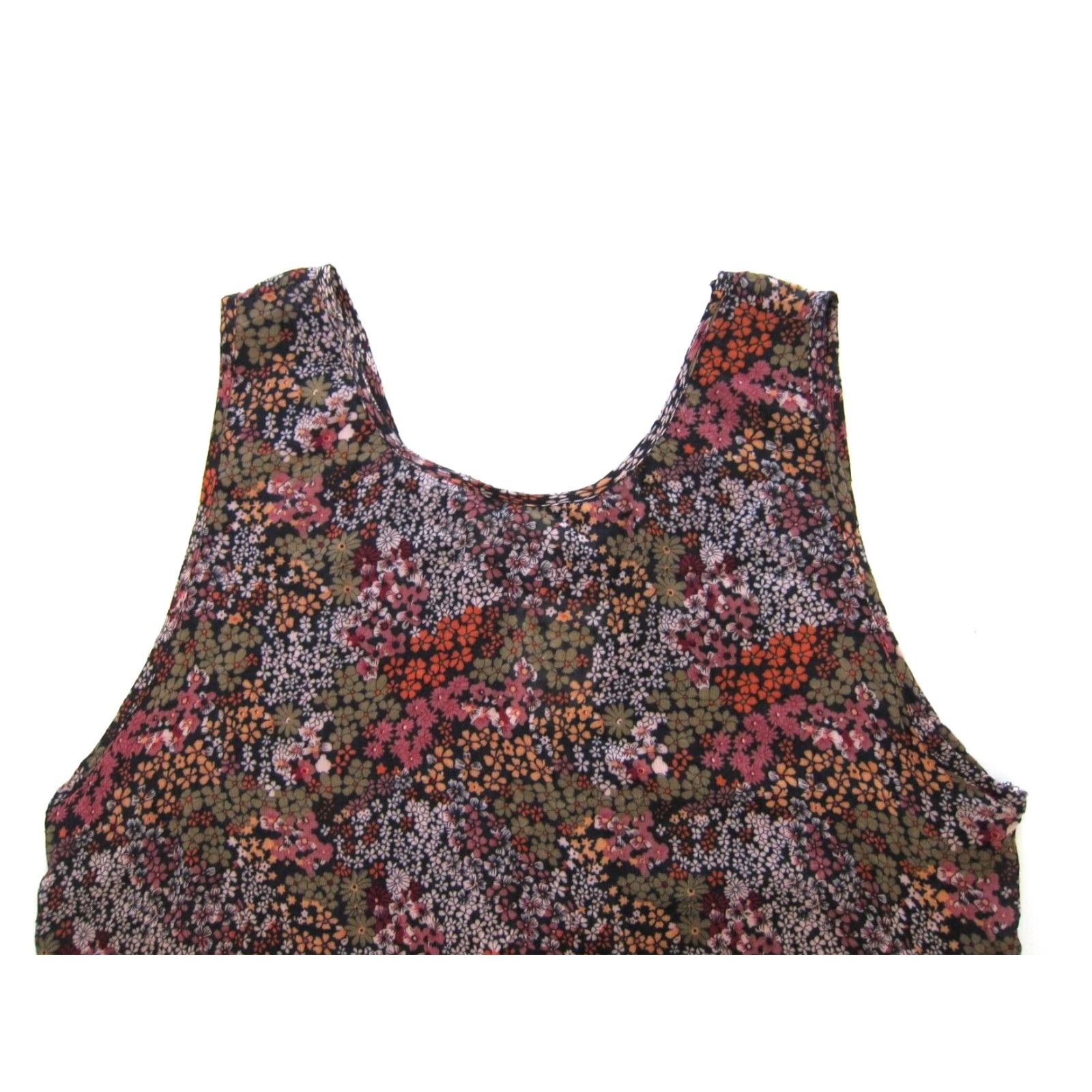 Vintage Elodie Blouse Tank Top NWT 100% Rayon Floral Sleeveless Pink Large Womens Size L / US 10 / IT 46 - 7 Thumbnail