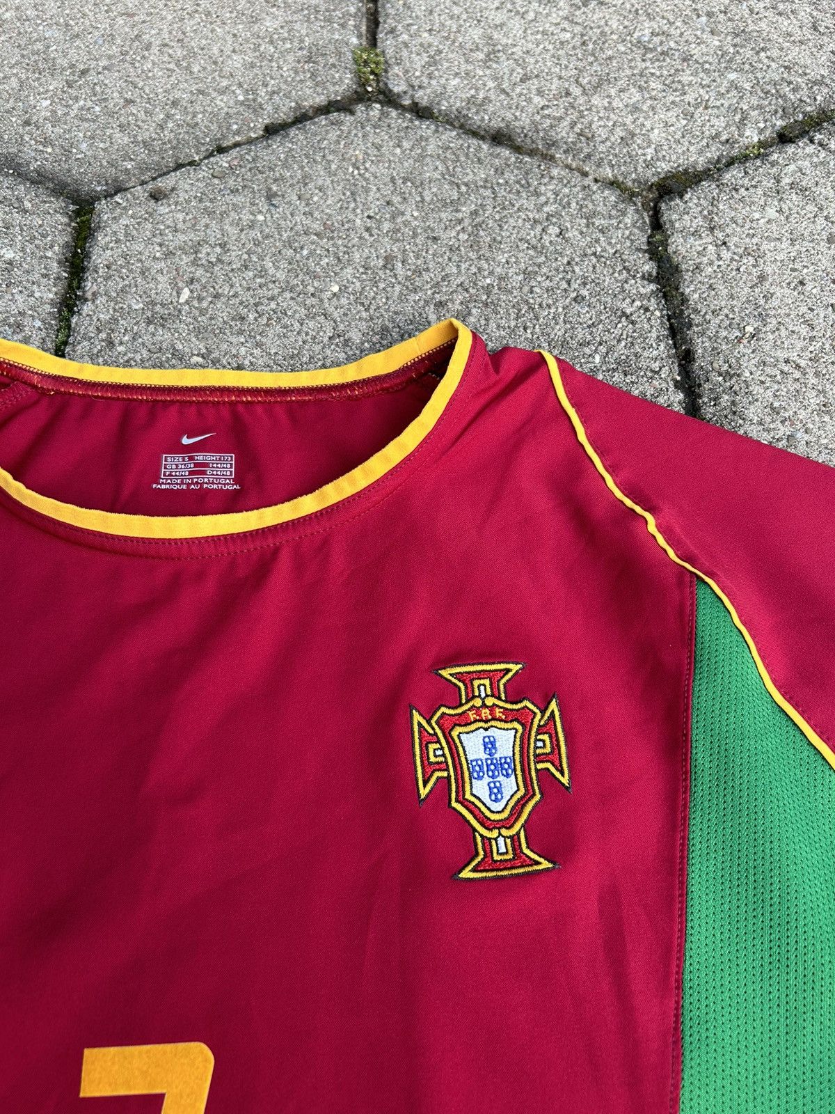 Nike Vintage Nike Portugal Luis Figo Jersey Size US S / EU 44-46 / 1 - 5 Thumbnail