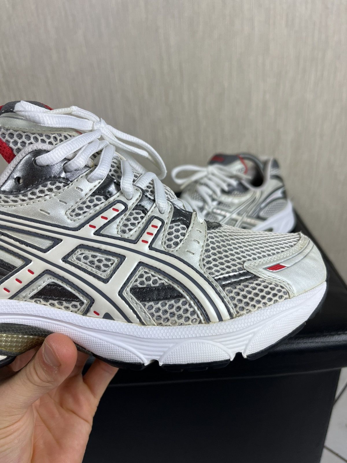 Asics Vintage Asics Gel-Equation 3 mesh silver sneakers y2k shoes Size US 8 / EU 41 - 6 Thumbnail