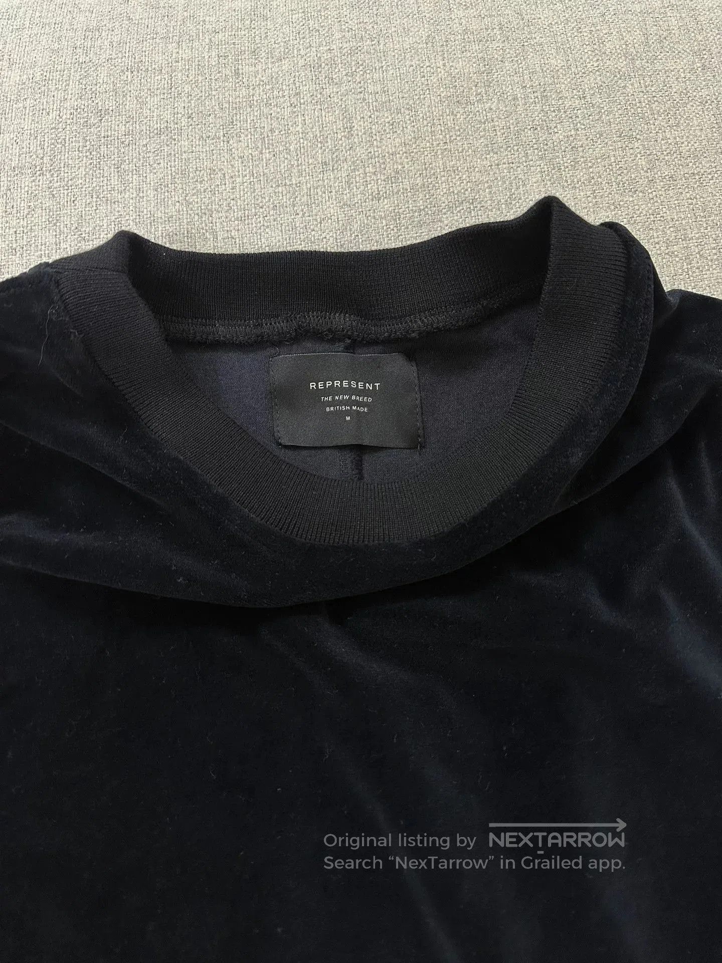 Represent Clo. Represent Blue Velvet Pullover. Size US M / EU 48-50 / 2 - 3 Thumbnail