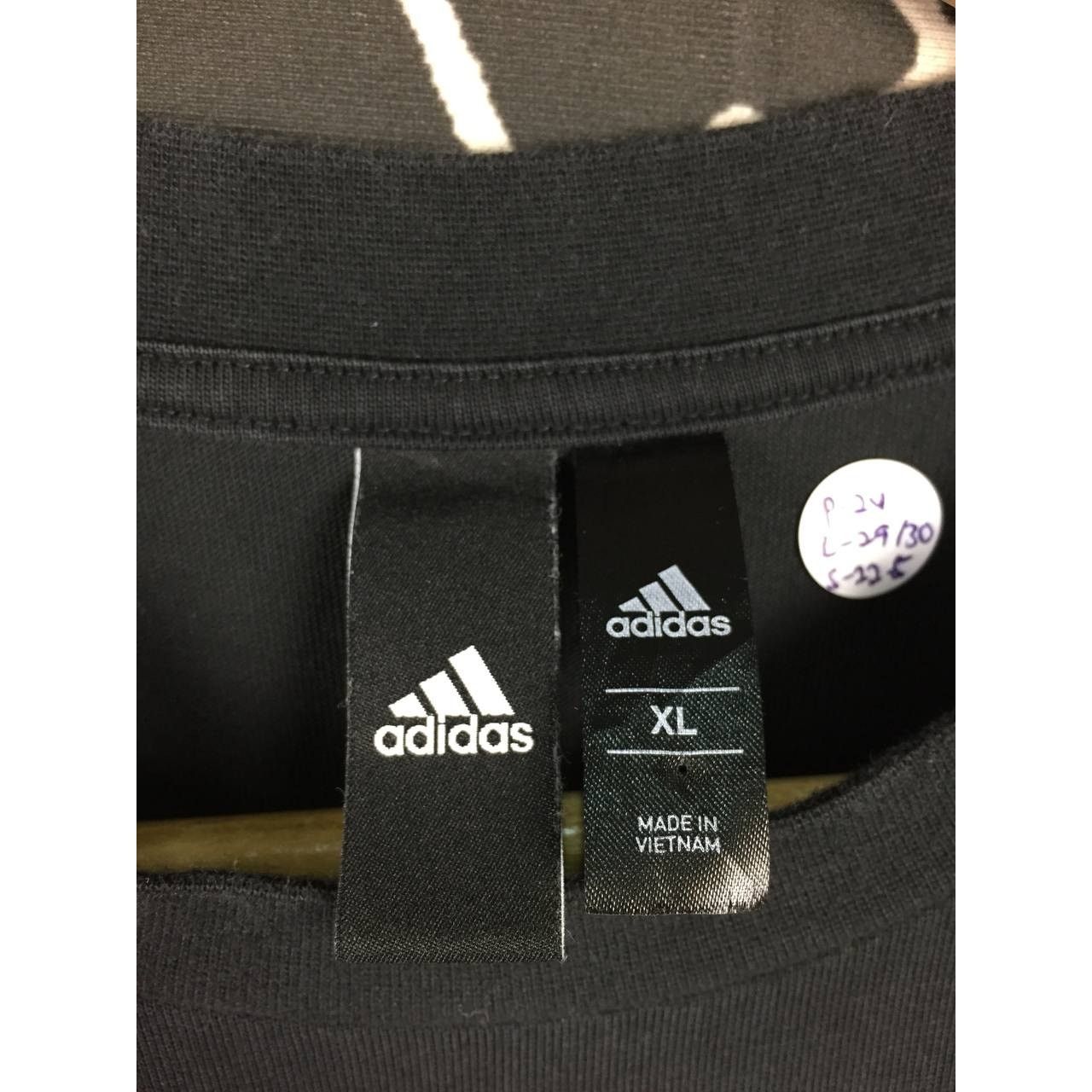 Adidas × Vintage Adidas Three Stripes Wording Longsleeve Tee Size XL Size US XL / EU 56 / 4 - 10 Thumbnail