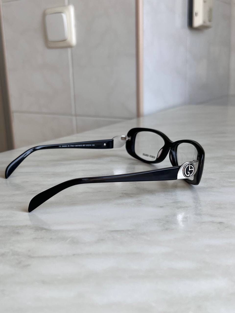 Armani × Emporio Armani × Vintage Emporio Armani Glasses vintage logo Frame 2000s Eyewear Y2K Size ONE SIZE - 5 Thumbnail
