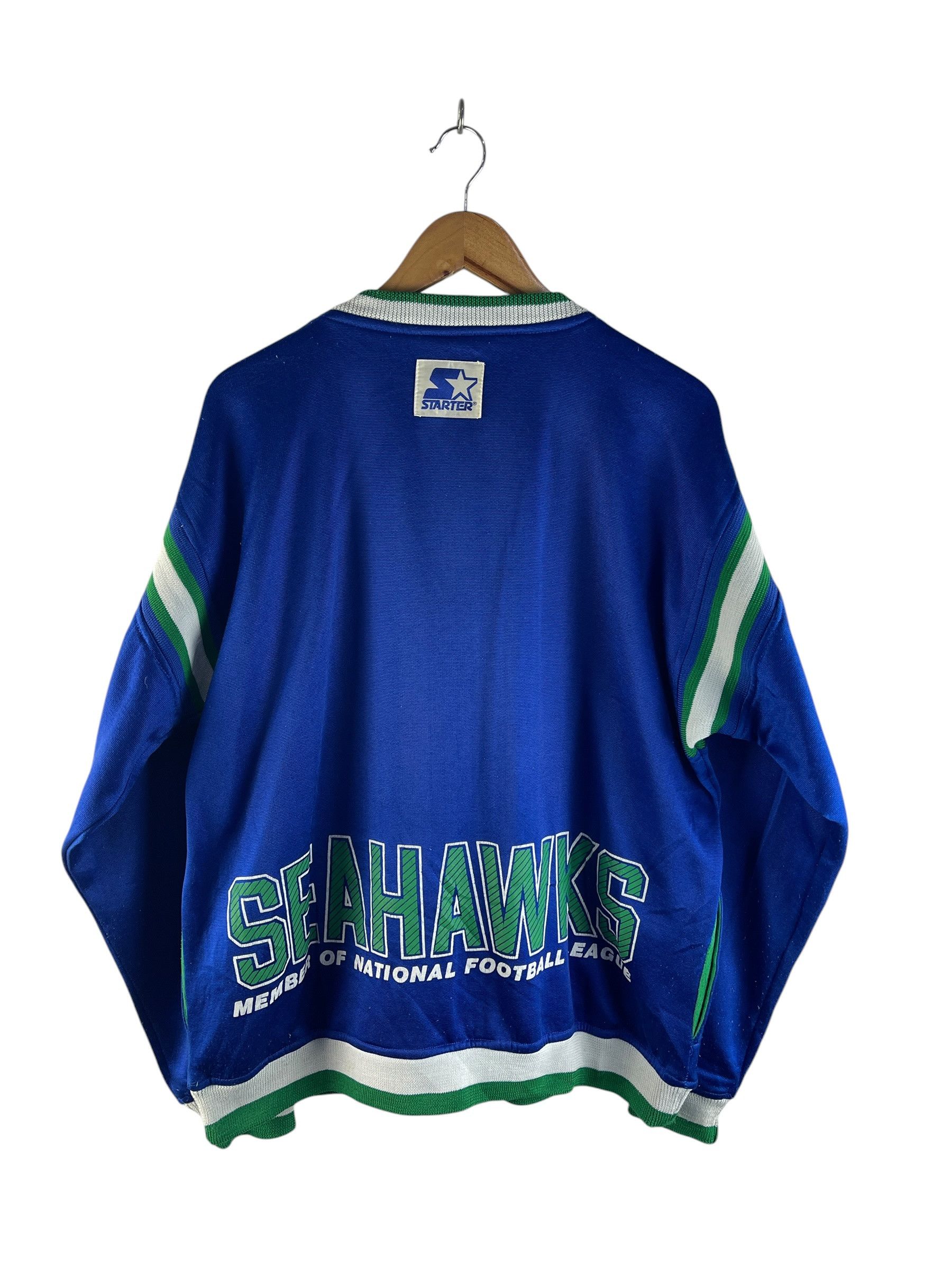 Starter Vintage Starter Seattle Seahawks Crewneck Sweatshirt NFL Size US L / EU 52-54 / 3 - 2 Thumbnail