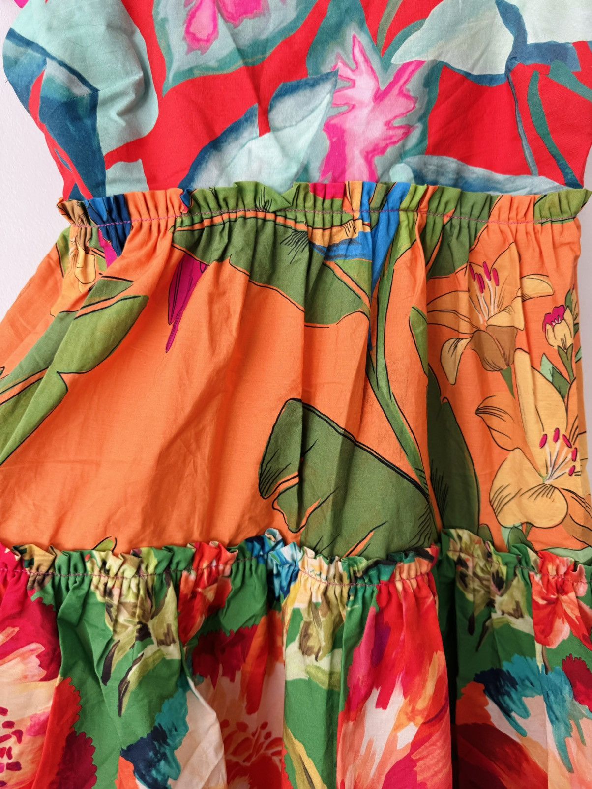 Farm Rio Farm Rio Foliage Mix Cotton Mini Dress, Size XS Size XS / US 0-2 / IT 36-38 - 13 Thumbnail