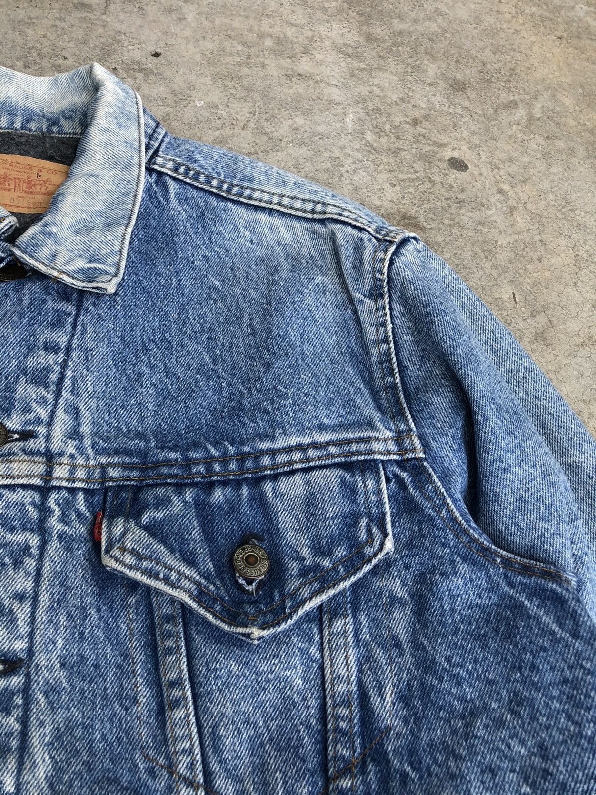 Levi's Vintage 80s 70s Levi’s Blanket Lined Denim Jacket Distressed Size US L / EU 52-54 / 3 - 15 Thumbnail