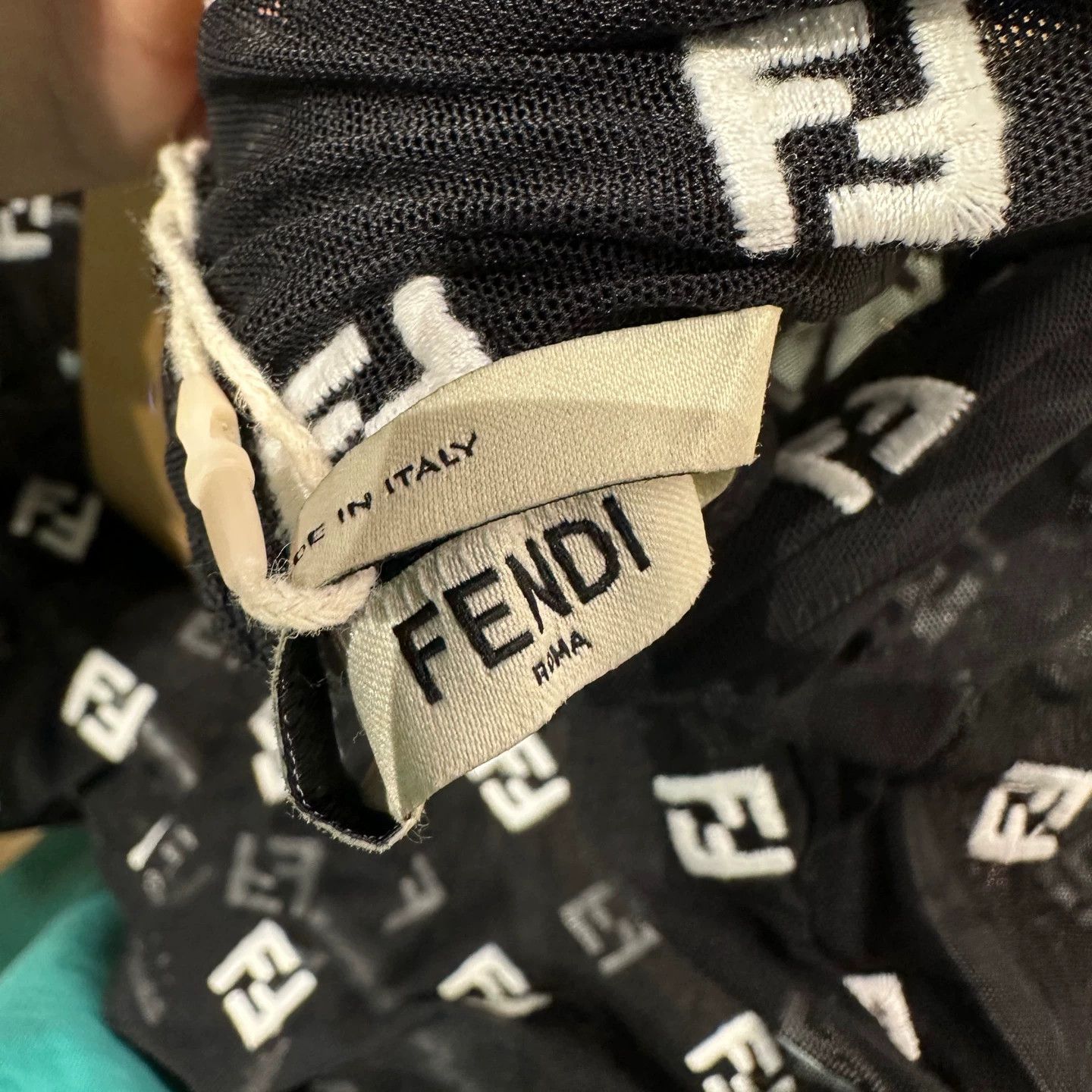 Fendi Fendi FF all over cutout bodysuit 36 nylon Size XS / US 0-2 / IT 36-38 - 3 Thumbnail