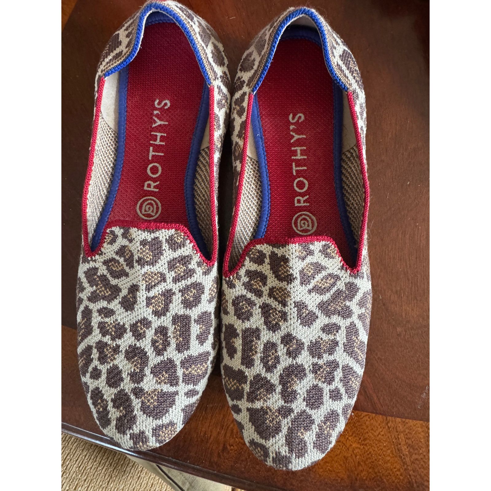 Rothy's Ladies Size 9.5 Rothy's Animal Print Flats Shoes - Worn Once Size US 9.5 / IT 39.5 - 1 Thumbnail