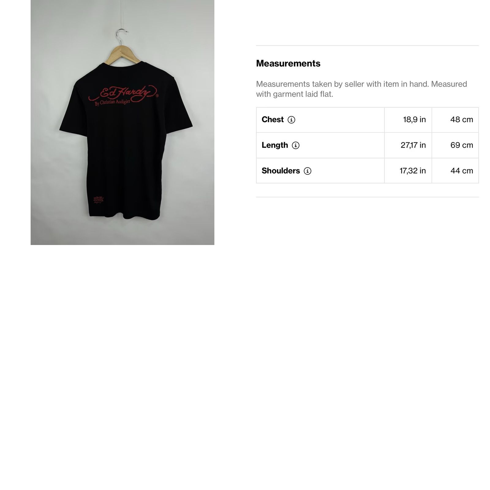 Ed Hardy VINTAGE Ed Hardy Flower Skull T-Shirt Mens M Black USA Made USA 🇺🇸💀 Christian Audigier Shirt Size US M / EU 48-50 / 2 - 8 Thumbnail