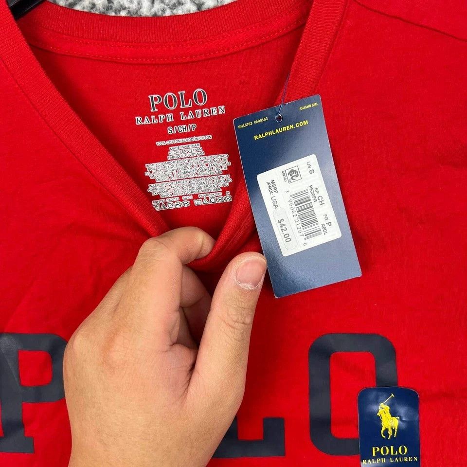 Polo Ralph Lauren Polo Ralph Lauren Shirt Men Short Sleeve Crew Neck Cotton S Size US S / EU 44-46 / 1 - 3 Thumbnail