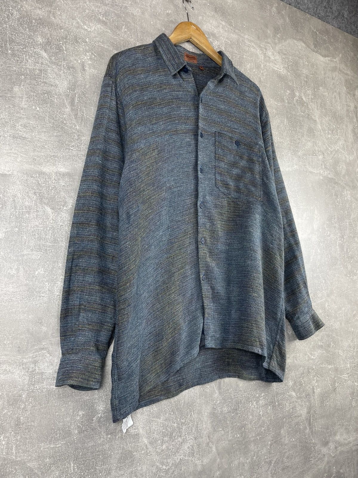 Missoni × Vintage Vintage Missoni Cotton Flanel Shirt Made in Italy Size US M / EU 48-50 / 2 - 3 Thumbnail