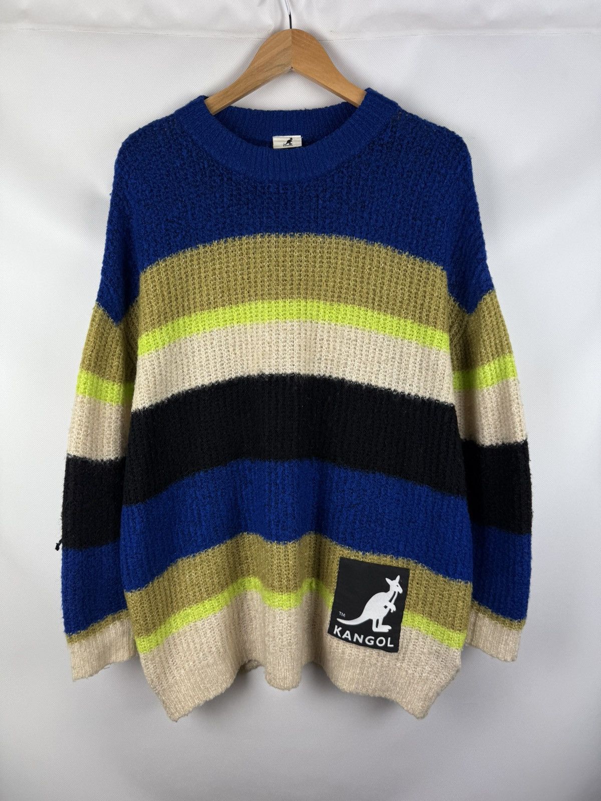 Kangol Kangol H&M Ladies Striped Oversized Sweater Pullover Size S Size S / US 4 / IT 40 - 1 Thumbnail