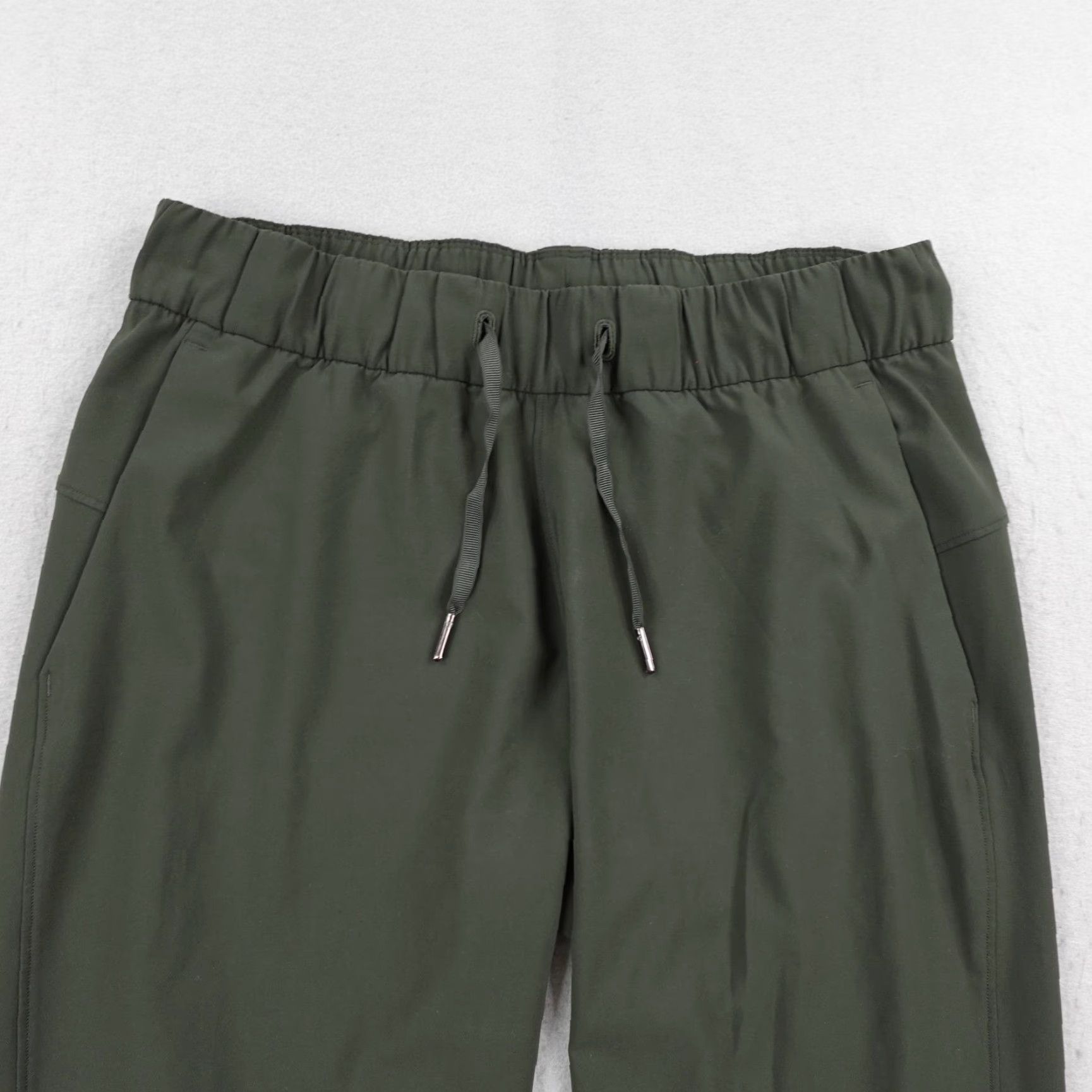Lululemon Lululemon Pants Womens 8 Green On The Fly Woven Cropped Jogger Yoga Gym Athletic Size 30" / US 8 / IT 44 - 2 Thumbnail