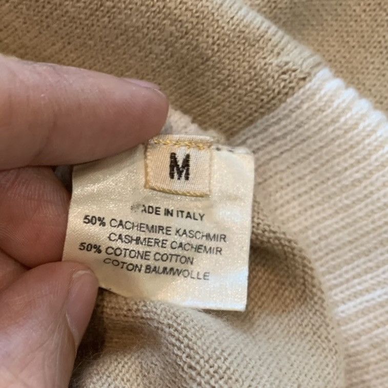 Hermes Hermes beige open collar cashmere T Shirt Size US M / EU 48-50 / 2 - 4 Thumbnail