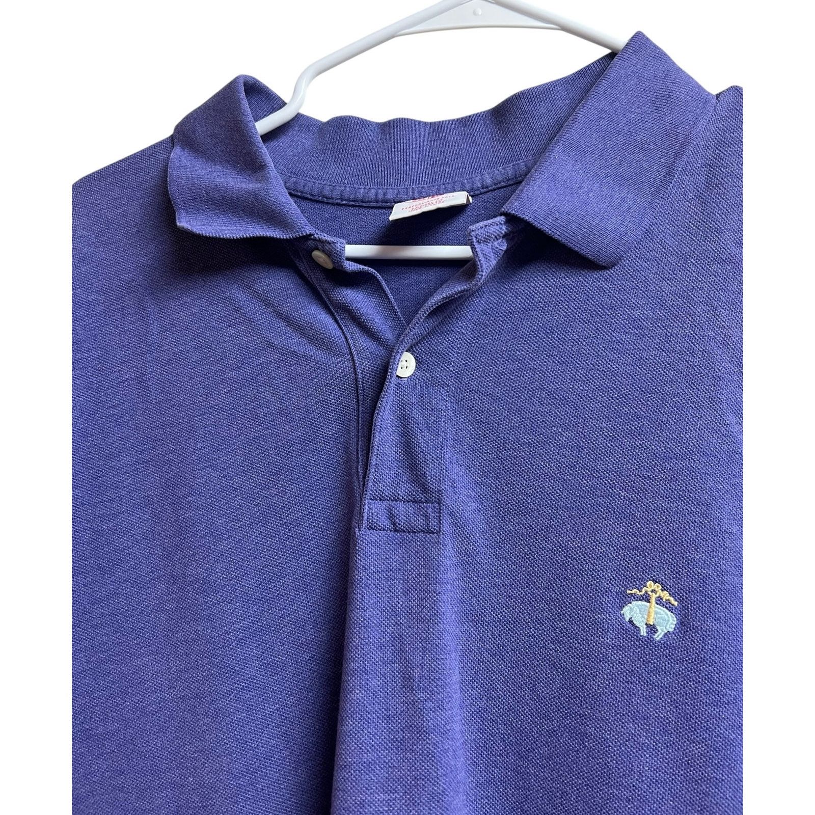 Brooks Brothers Brooks Brothers Heather Purple Men's Polo Shirt Large Size US L / EU 52-54 / 3 - 3 Thumbnail
