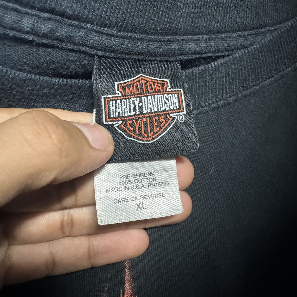 Harley Davidson × Vintage 2003 CLAW FLAME LONG SLEEVE Size US XL / EU 56 / 4 - 3 Thumbnail
