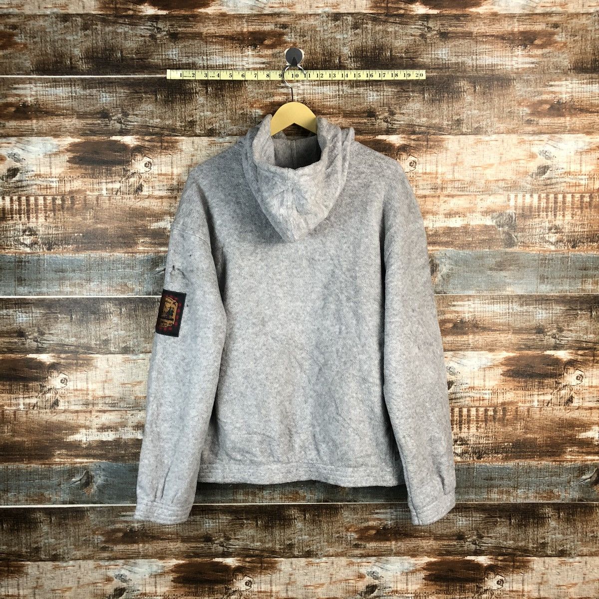 Woolrich Woolen Mills Wool Rich Grey Hoodie #A2314 Size US S / EU 44-46 / 1 - 14 Thumbnail