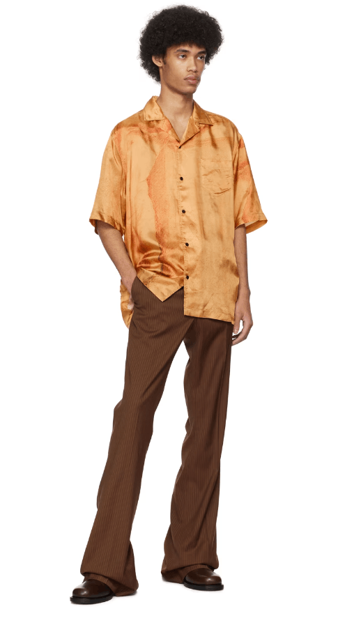 Egon Lab BNWT SS24 EGONLAB VISCOSE BOWLING SHIRT S Size US S / EU 44-46 / 1 - 12 Thumbnail