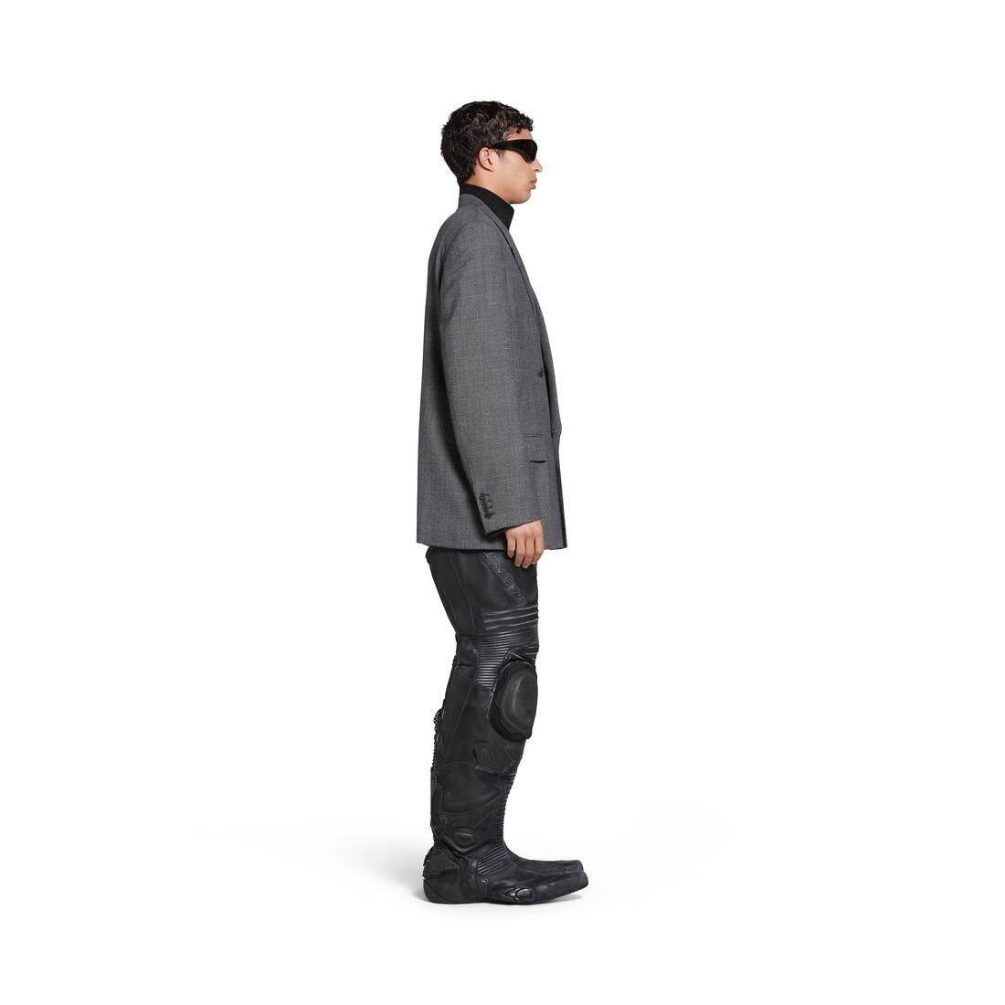 Balenciaga oc11z0825 Regular Fit Jacket in Black/Grey Size US XS / EU 42 / 0 - 3 Thumbnail